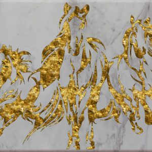 Golden Leaves Inlay