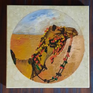 Camel Oil Painting